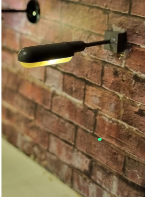 T27 grijze wandlantaarn tl model